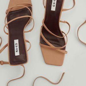 Slim Strappy Stiletto Heels